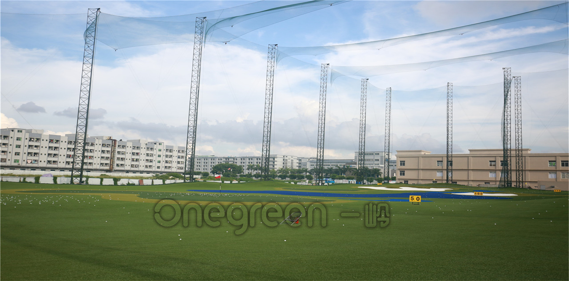 廣東東莞-啟興練習場圍網立柱