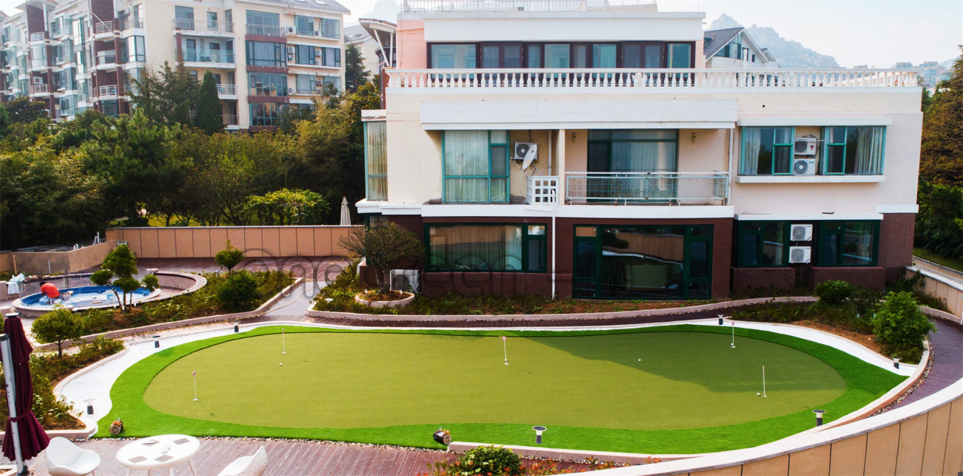 青島別墅樓頂果嶺