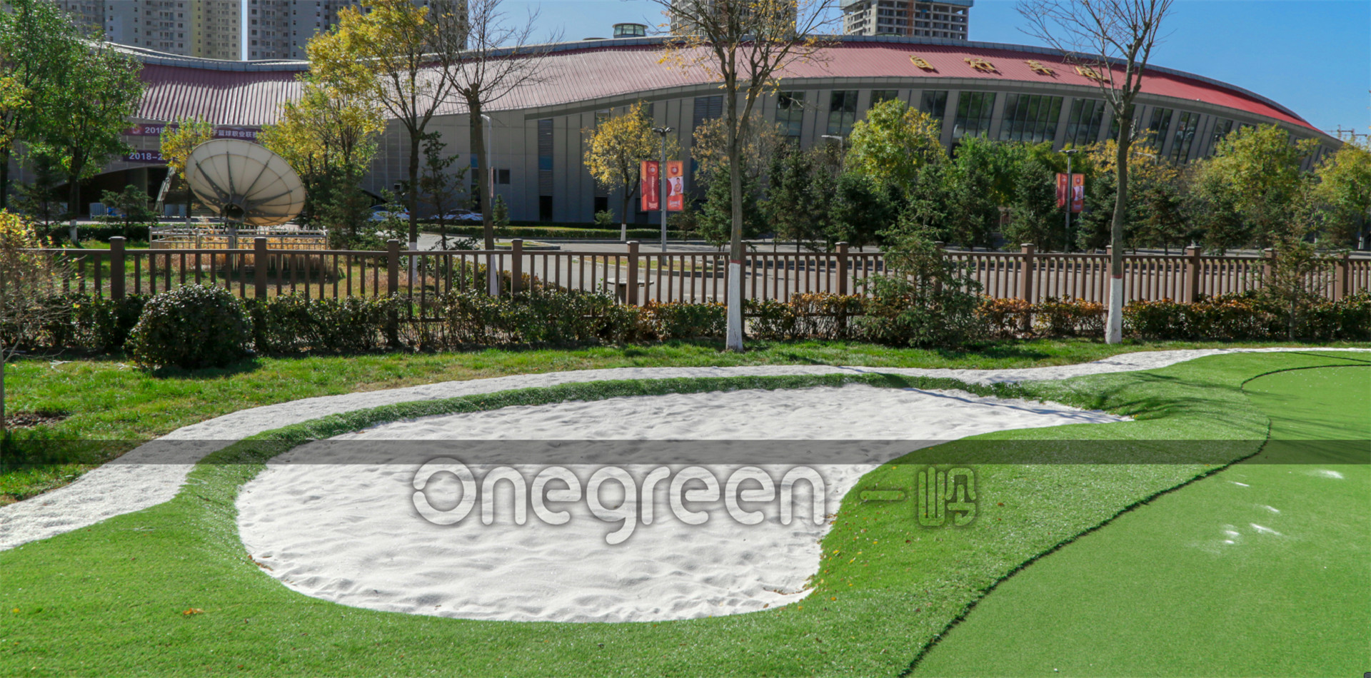 山西體育中心人造果嶺