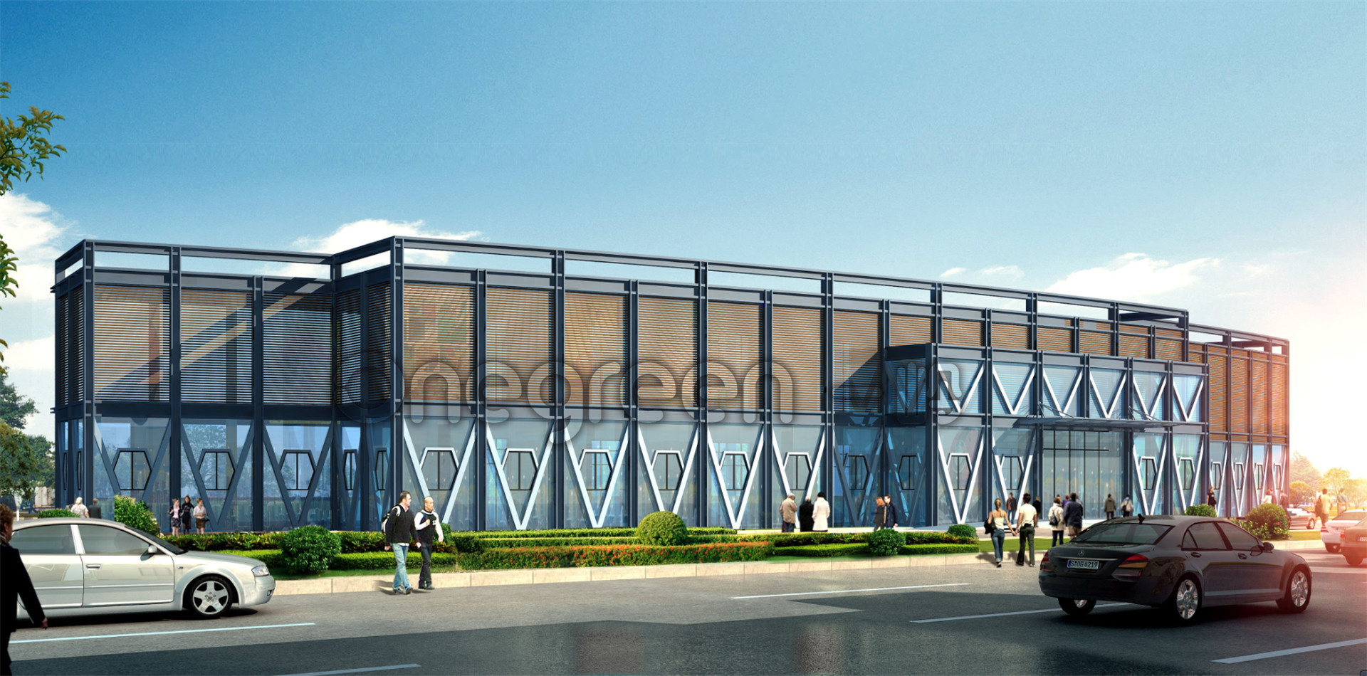 浙江金華金廈集團高爾夫練習場設計