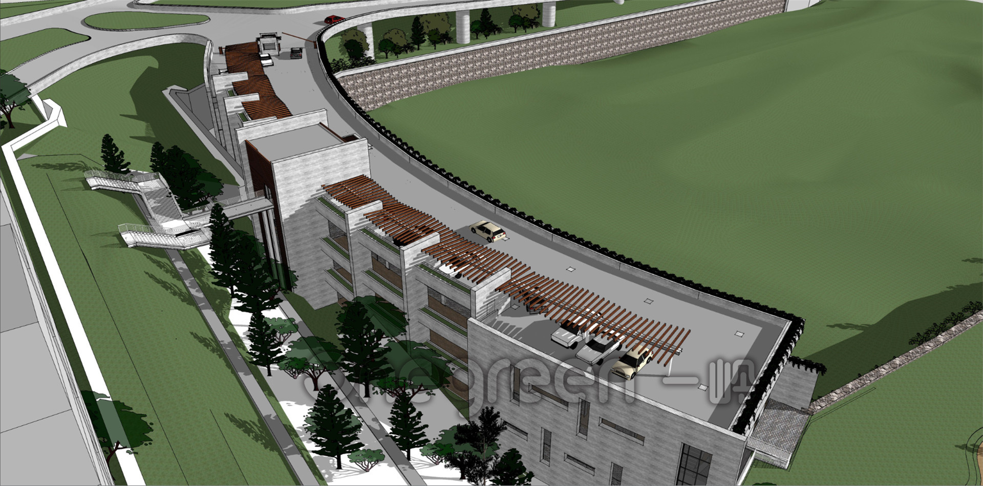 深圳招商地產蛇口高爾夫練習場設計