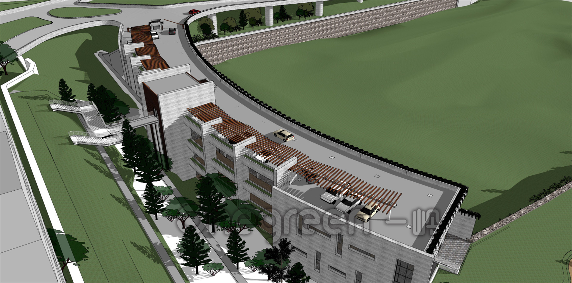 深圳招商地產蛇口高爾夫練習場設計