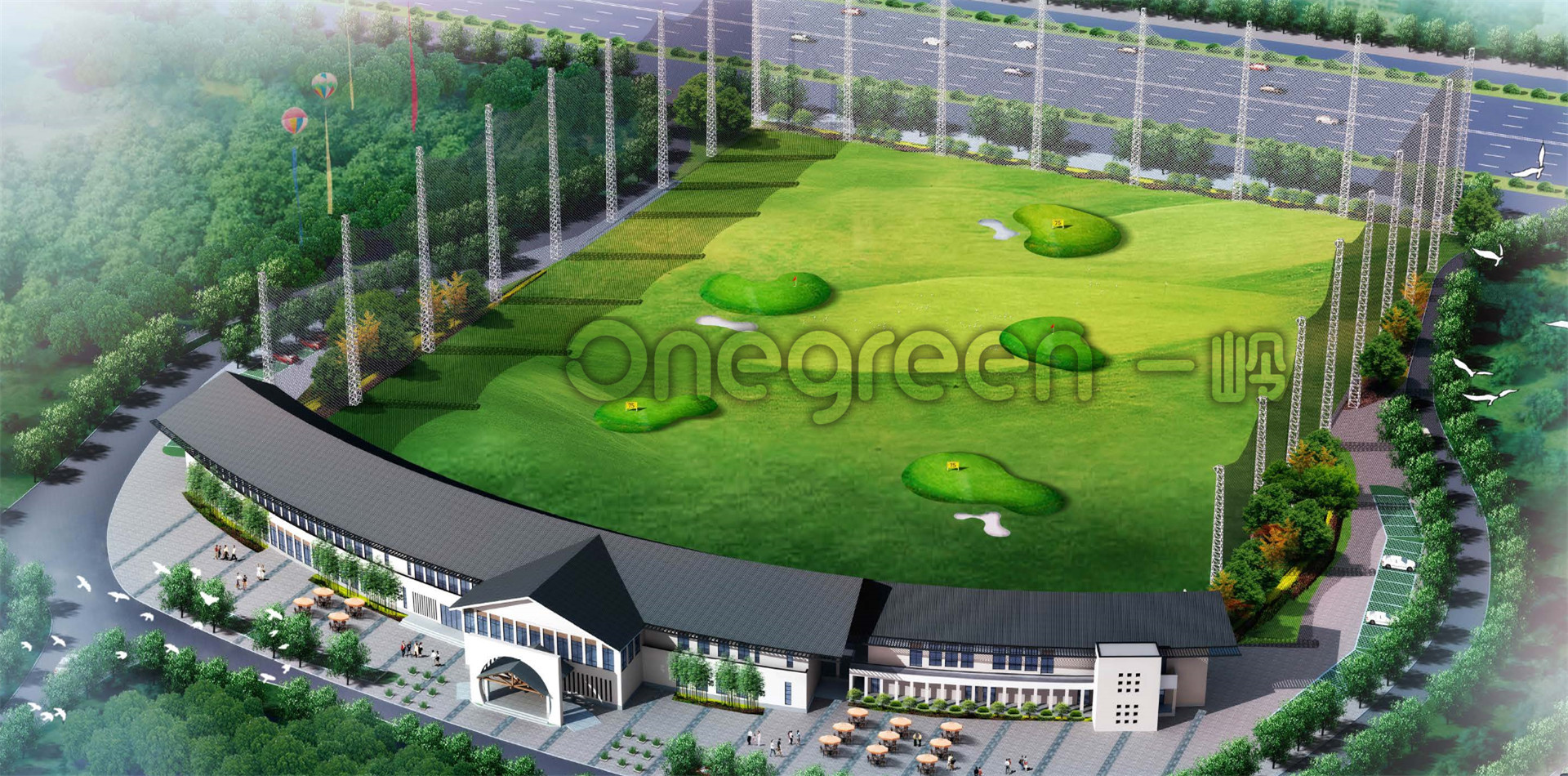 湖南衡陽高爾夫練習場